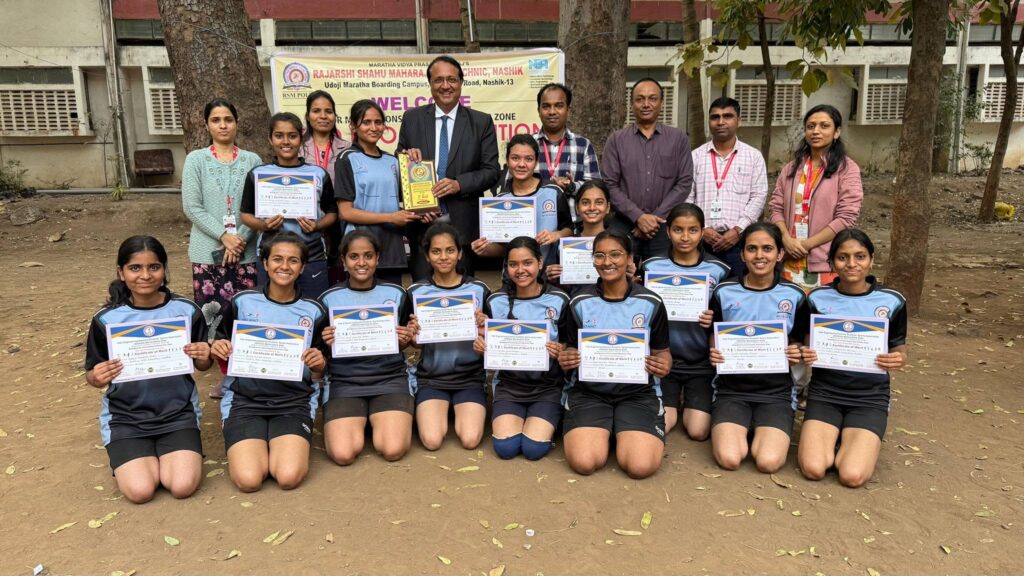 MVPS’s RSM Polytechnic, Nashik successfully organized the Kho-Kho Girls Competition under IEDSSA E-2 Zone for the academic year 2025–2026.