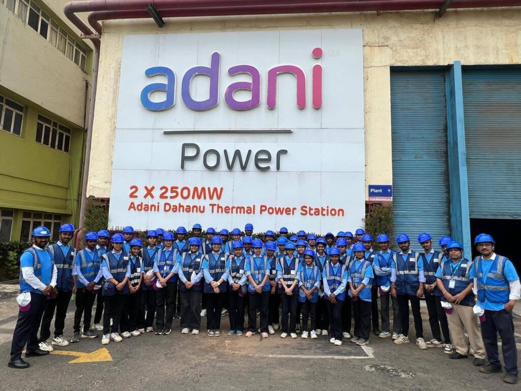 MVPS’s Rajarshi Shahu Maharaj Polytechnic, Nashik, Department of Mechanical Engineering has successfully organized an **Industrial Visit to Adani Power Plant, Dahanu** for Mechanical Engineering students on 12/09/2026.