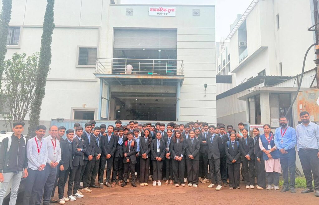 MVPS’s Rajarshi Shahu Maharaj Polytechnic’s Mechanical Engineering Department has organized an Industrial visit at Micro Tech Tools MIDC Ambad , Nashik for second Year students of Mechanical Engineering, on 21st August 2026.